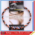2013 silicone titianium sports necklace hot selling titanium neckalces